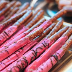 Chocolate-covered pretzels