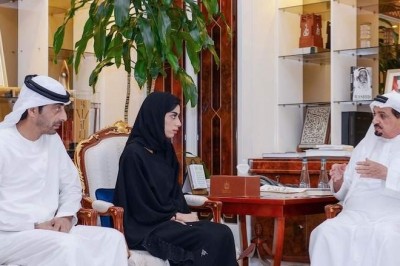 Ajman Ruler honours woman who saved driver with abaya