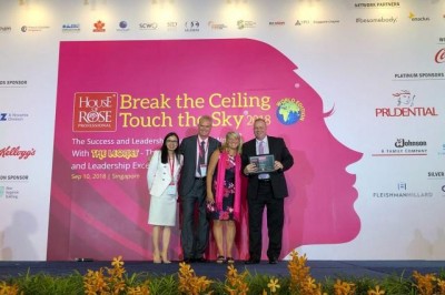 Fine Hygienic Holding Proud to Break the Ceiling, Touch the Sky® at Leonie Awards