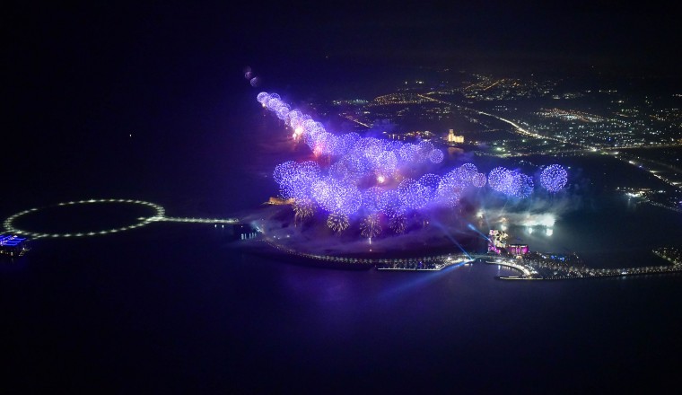 2019 Ras Al Khaimah New Year’s Eve Fireworks captivates the world with a breathtaking spectacle