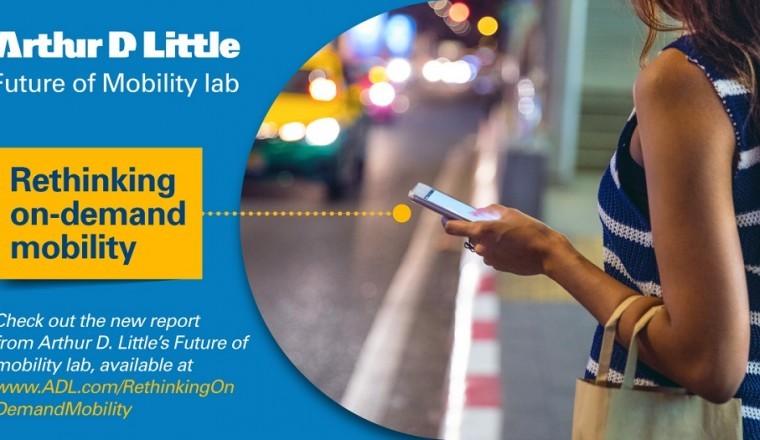 Arthur D. Little Report Outlines Challenges and Opportunities for On-Demand Mobility