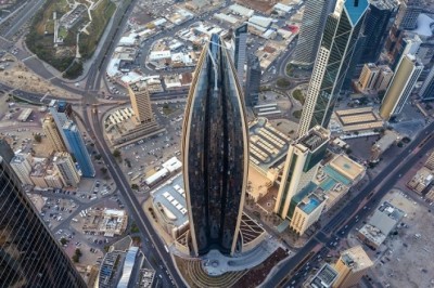 thyssenkrupp Elevator installs unique TWIN elevator systems at National Bank of Kuwait’s iconic new head office