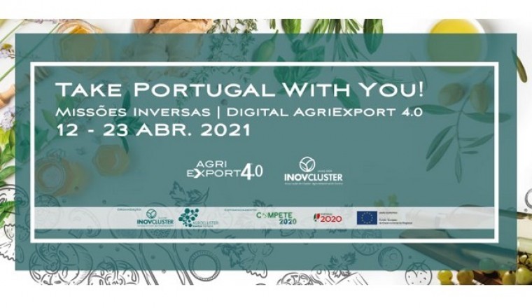 Inovcluster: Take Portugal With You at Digital Agriexport 4.0, 12 to 23 April