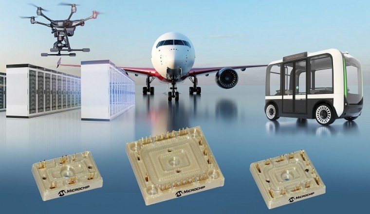 First Aerospace-qualified Baseless Power Module Family from Microchip Technology Improves Aircraft Electrical System Efficiency