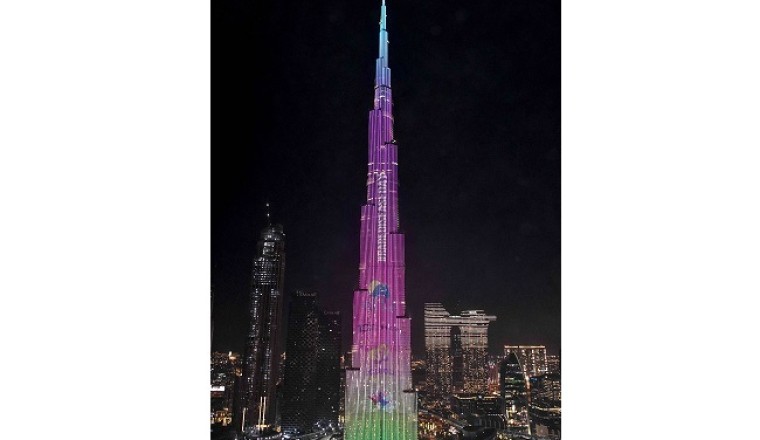 Burj Khalifa lights up for Rare Disease Day 2022