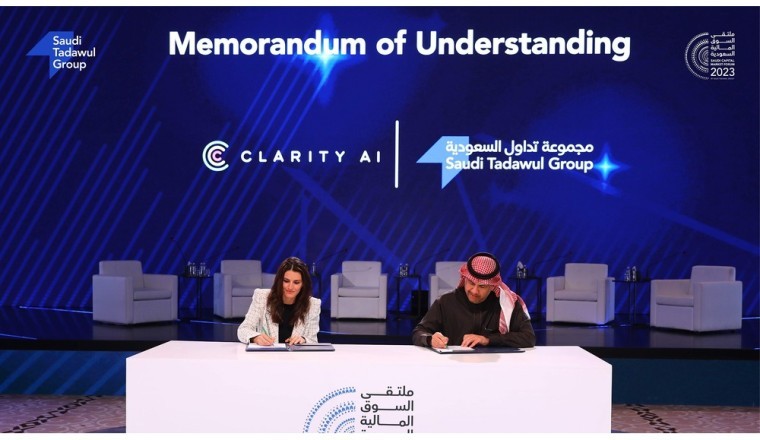 Clarity AI signs MoU with the Saudi Tadawul Group to Increase Access to Sustainability Assessment, Analysis and Reporting Capabilities for Companies in MENA
