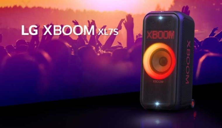 احتفلوا واستمتعوا بنغمات موسيقاكم المفضلة مع مكبر الصوت الجديد XBOOM XL7S من إل جي