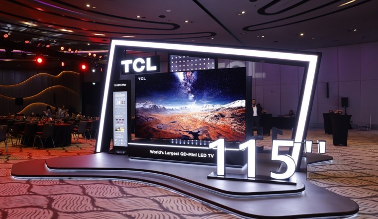 "TCL" تطرح أكبر تلفزيون بشاشة QD Mini LED على مستوى العالم في دبي