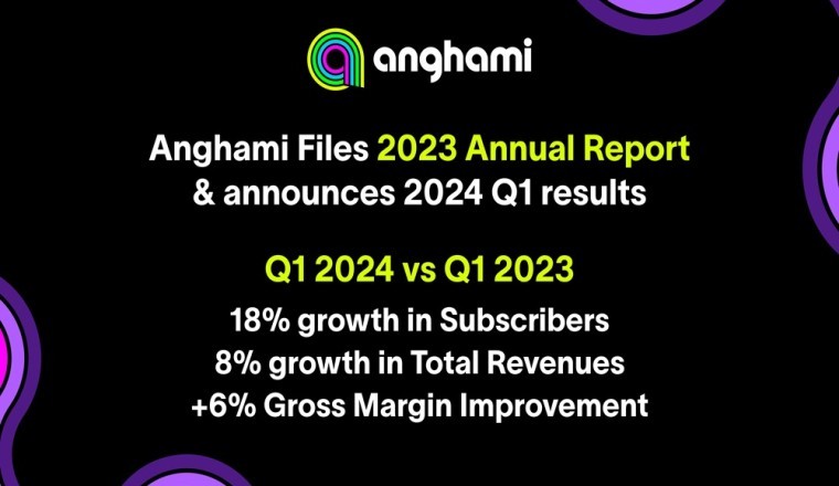 Anghami Files 2023 Annual Report and Announces 2024 Q1 Results, Highlighting 18% Growth in Subscribers and Significant Margin Improvement