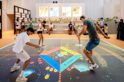 Moment Factory Reimagines Traditional Emirati Games With Interactive Activation at United Arab Emirates (UAE) Olympic House in Paris