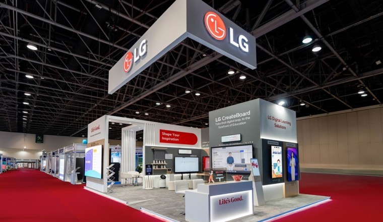 إل جي تبهر الحضور في معرض GESS بدبي عبر لوحة العرض المبتكرة LG CREATEBOARD وحلول العرض المتنوعة