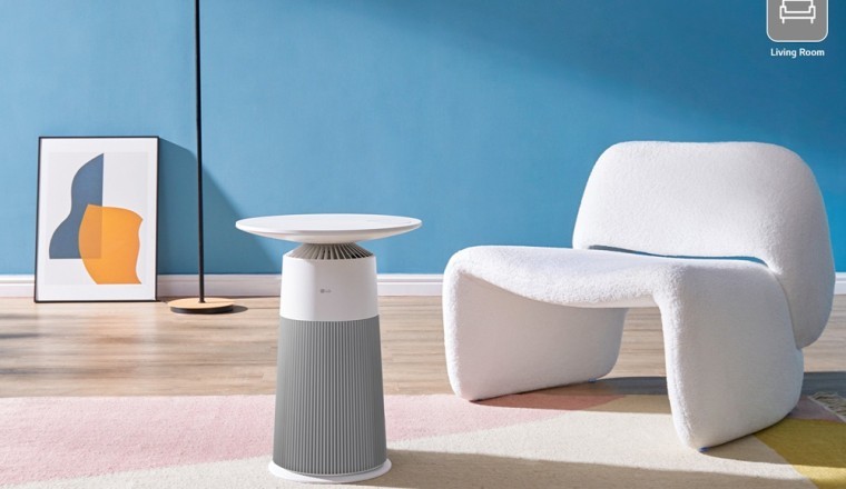استمتعوا بأجواء نقية في احتفالات نهاية العام مع جهاز تنقية الهواء LG PuriCare AeroFurniture من إل جي