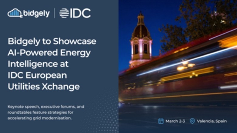 شركة Bidgely تستعرض حلول ذكاء الطاقة المدعومة بالذكاء الاصطناعي في مؤتمر IDC European Utilities Xchange